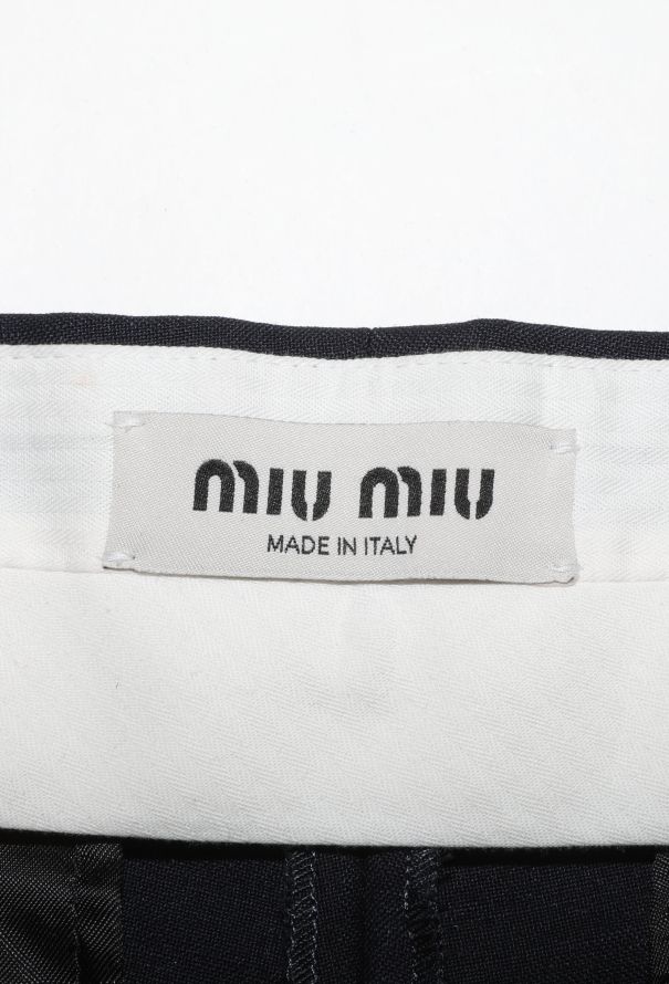Miu Miu S/S 2025 Mohair Crepe Trouser - 7