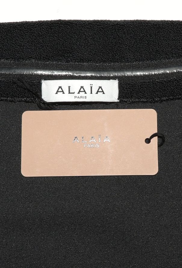 Alaïa 2021 Terrycloth Bodycon Dress - 6