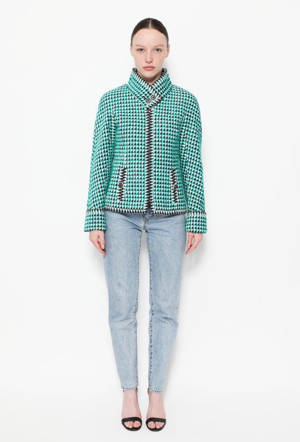Chanel Resort 2016 Tweed Check Jacket - 4