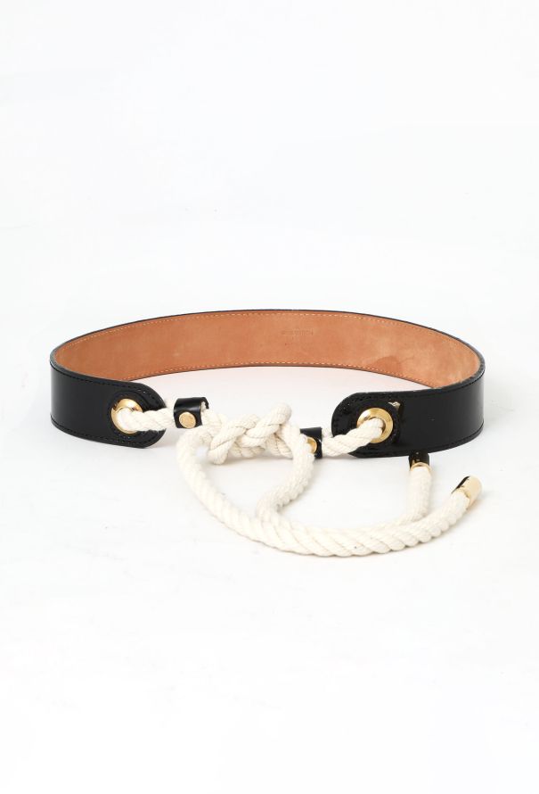 Louis Vuitton Resort 2010 Patent Leather Rope Belt - 1