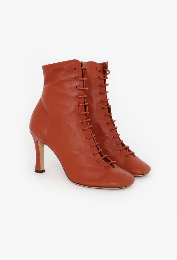 Céline S/S 2018 Lace-up Glove Boots - 3