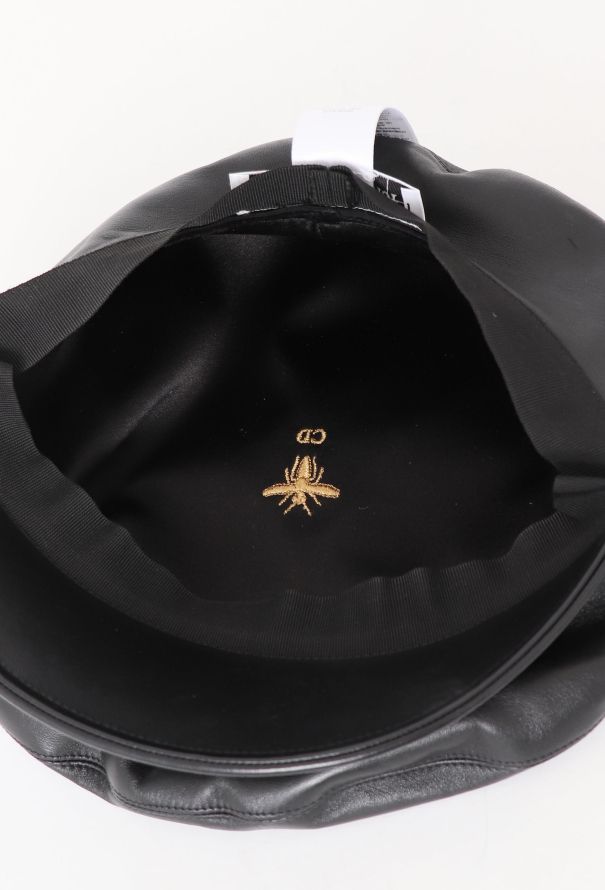 Dior F/W 2017 Lambskin Brimmed Beret - 6