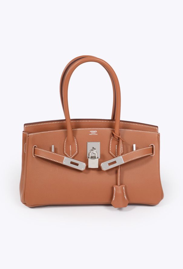 Hermès Exceptional Gold Evercolor Shoulder Birkin 29 - 3
