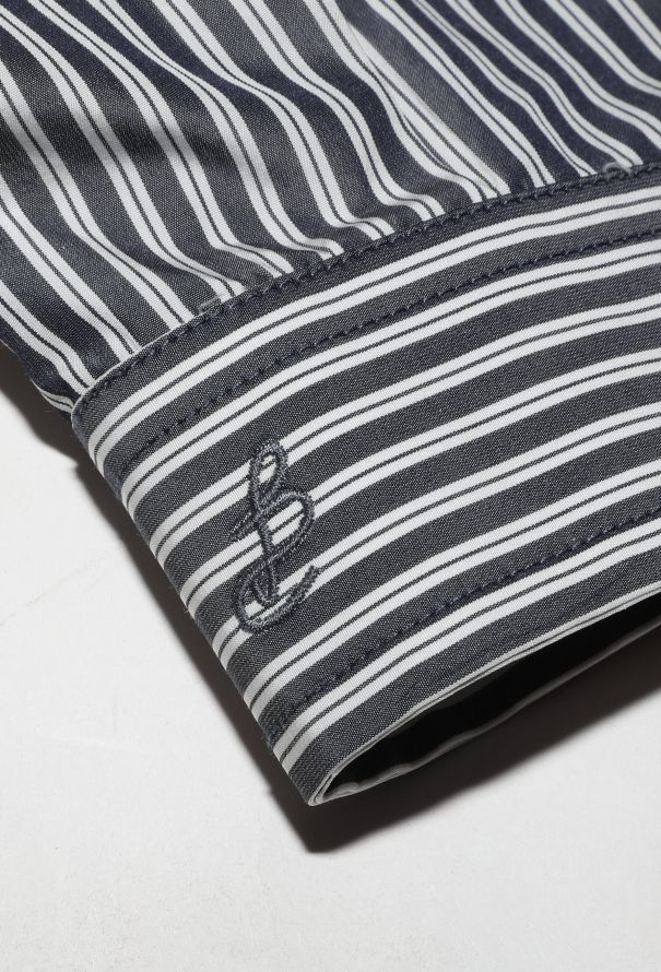 Balenciaga F/W 2016 Structured Pinstripe Shirt - 7