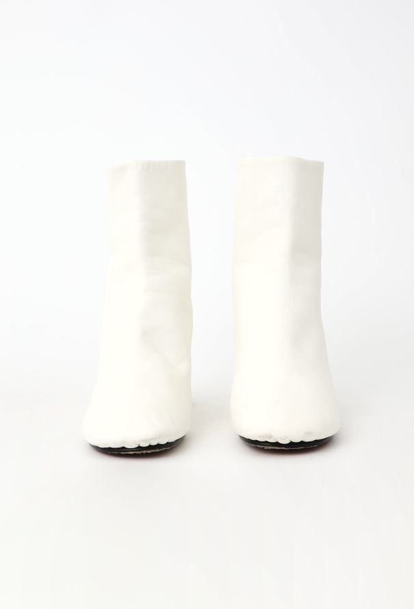 Céline Leather Ankle Boots - 3