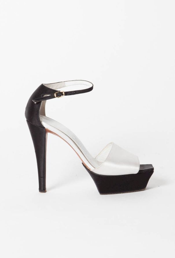 Chanel Haute Couture Two Tone Platform Sandals - 1