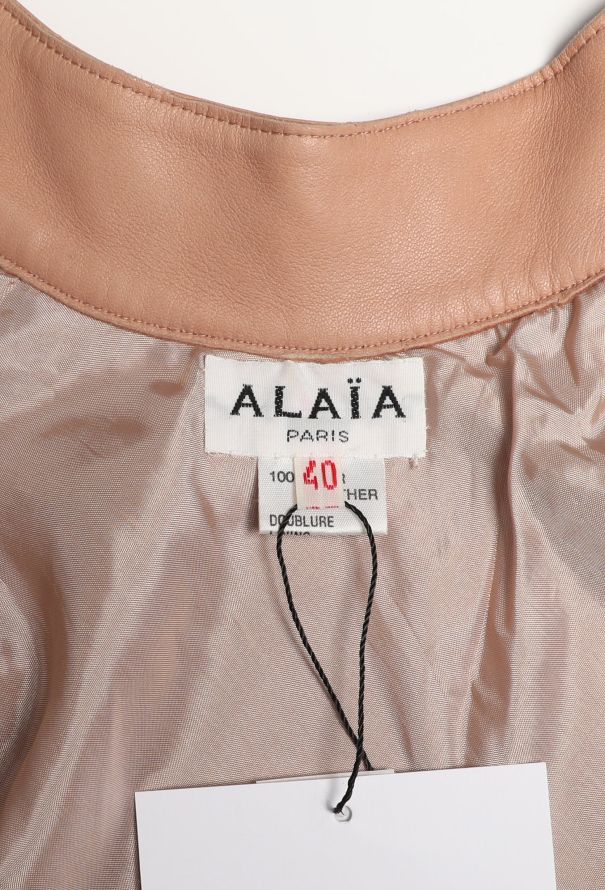 Alaïa HIGHLY COLLECTOR 1981 Studded Leather Dress - 7