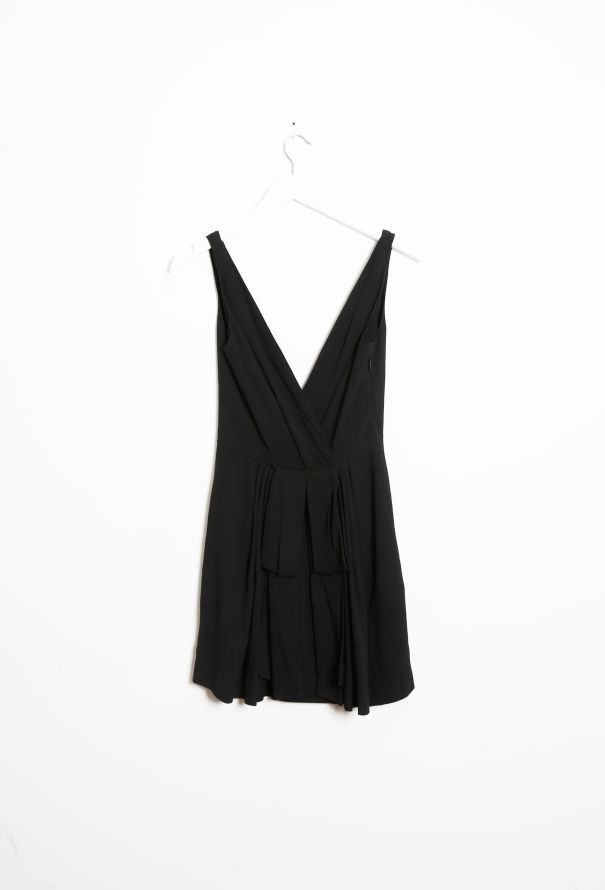 Saint Laurent F/W 2013 Draped Crêpe Dress - 7
