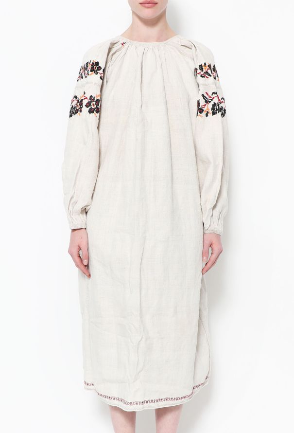 World Treasures Floral Embroidered Linen Tunic - 3
