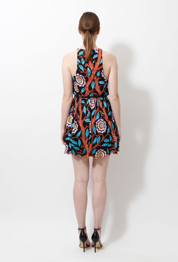 Louis Vuitton Resort 2015 Graphic Floral Dress - 8