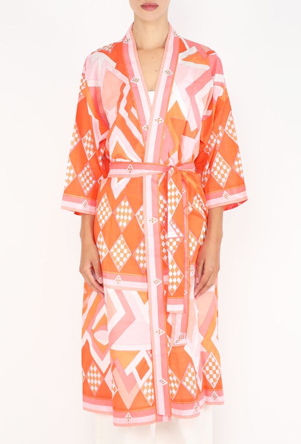 Emilio Pucci Belted Cotton Sarong, 1970s - 3