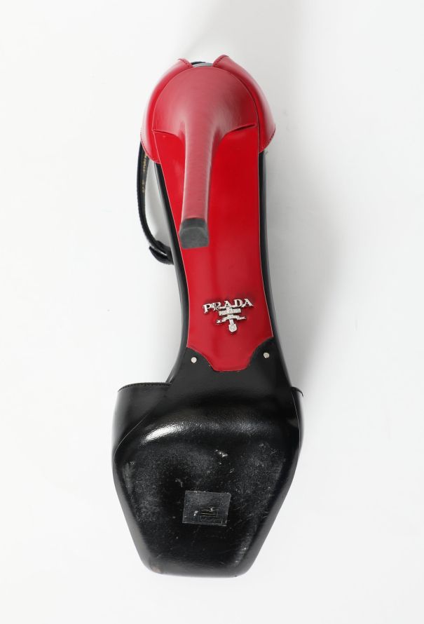 Prada 2014 Bicolor T-Strap Pumps - 6