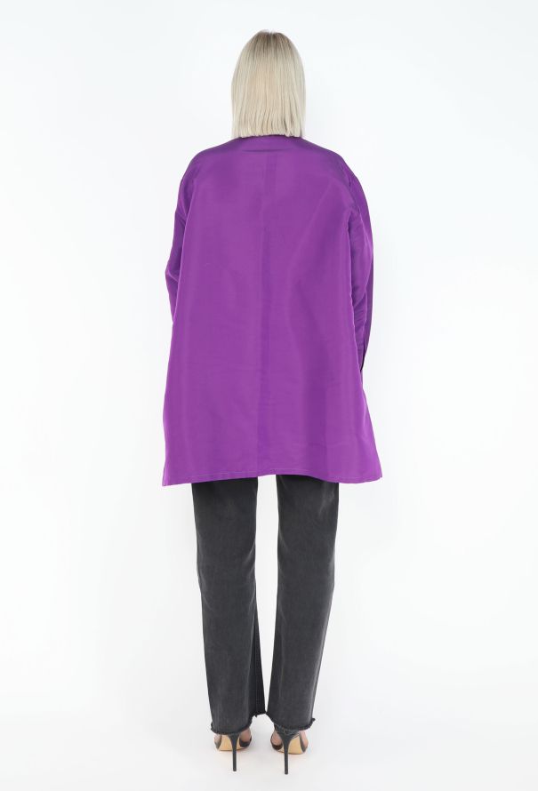 Valentino S/S 2022 Taffeta Oversized Tunic - 7