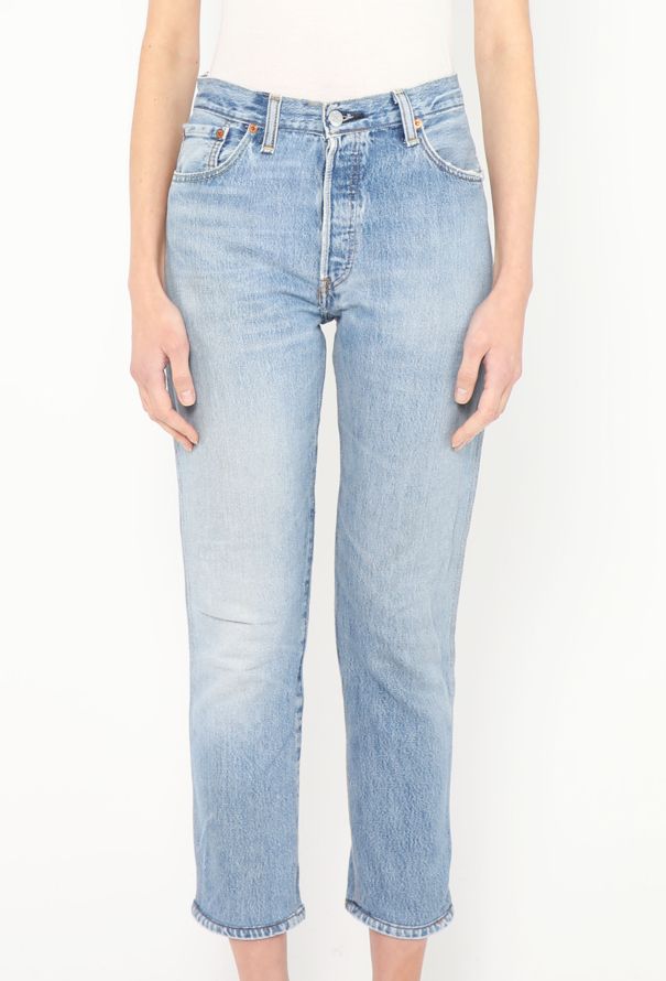 Levi's x Re/Done Cropped Mom Jeans - 2