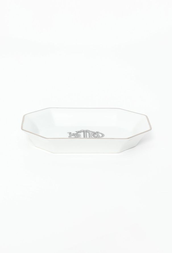 Christian Dior Vintage Limoges Porcelain Vide Poche - 3