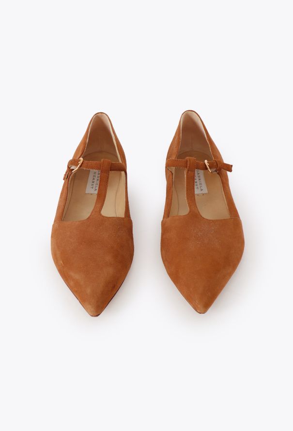 Gabriela Hearst 2023 Lola Suede Ballet Flats - 2