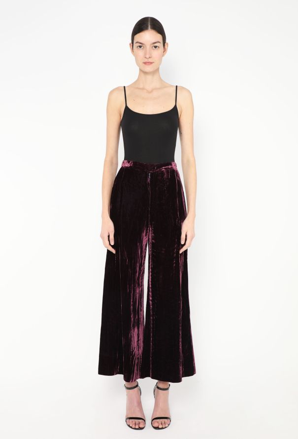 Saint Laurent RARE 1969 Crushed Velvet Safari Ensemble - 3