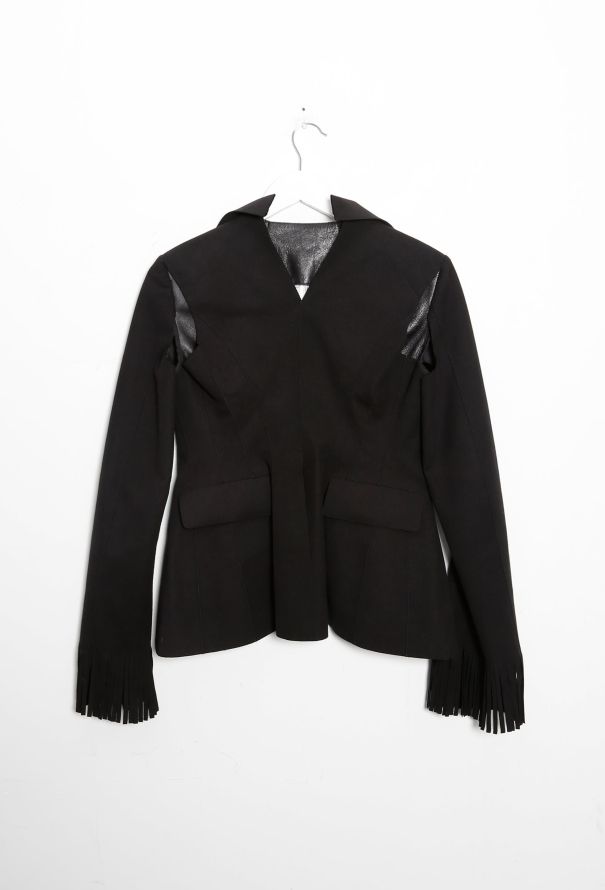Junya Watanabe S/S 2014 Leather Fringed Suede Jacket - 7