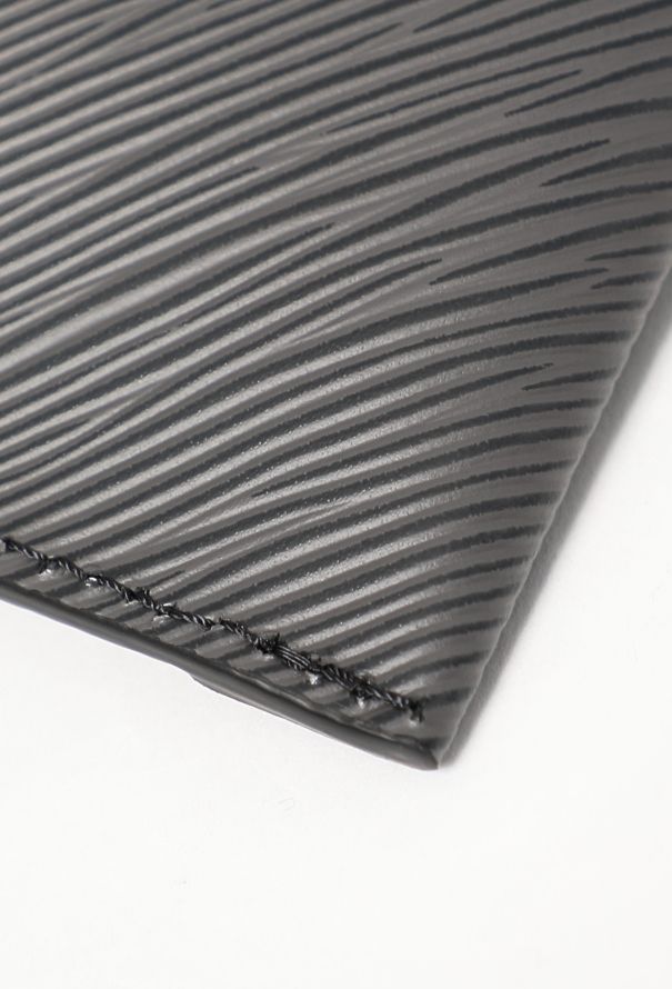 Louis Vuitton Matte Black Epi Envelope Pouch - 10
