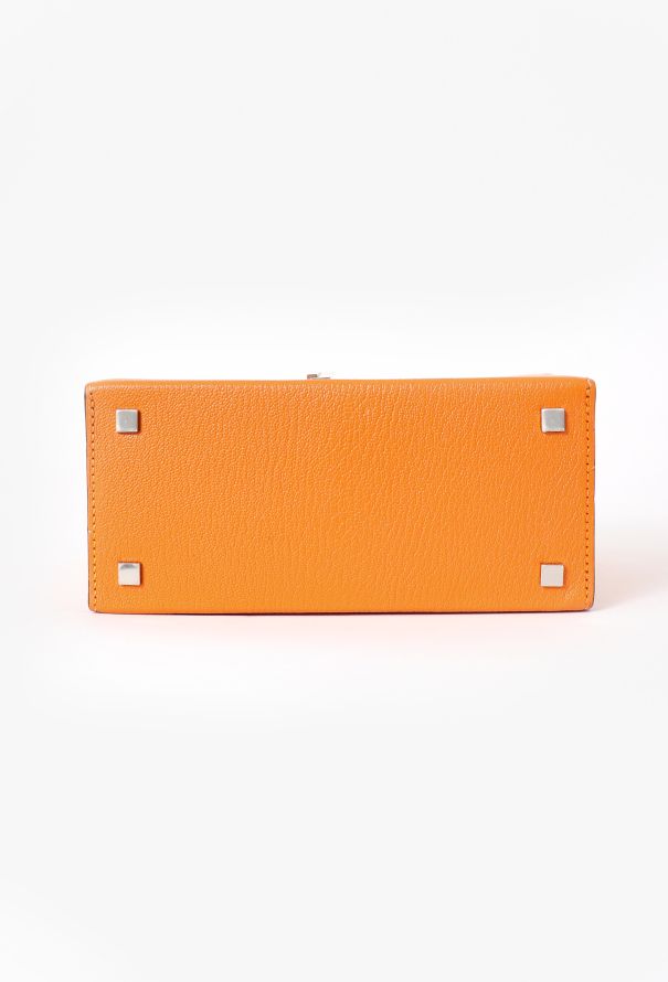Hermès Abricot Chèvre Mysore Cinhetic Bag - 6