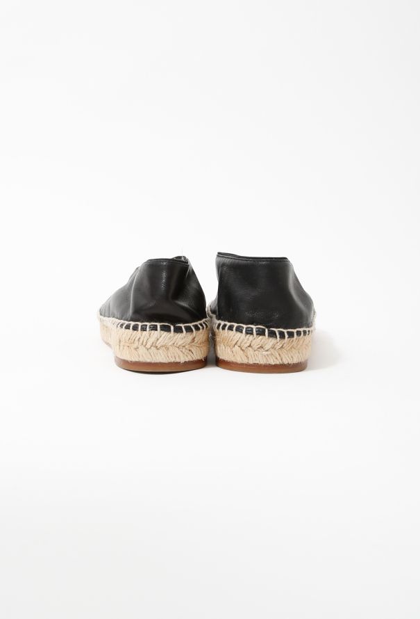 Céline Babouche Leather Espadrille - 5
