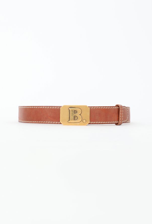 Balenciaga S/S 2008 Embossed Leather Belt - 1