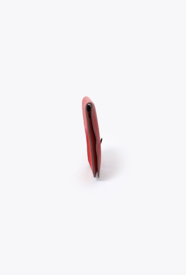 Hermès Red Taurillon Clémence Dogon GM Wallet - 3