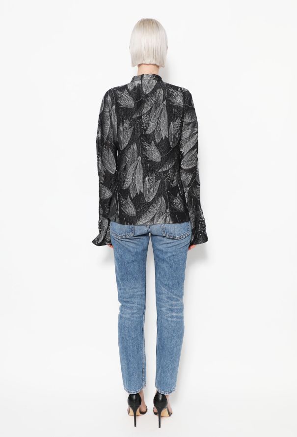Dior F/W 2009 Brocade Leaf Top - 4