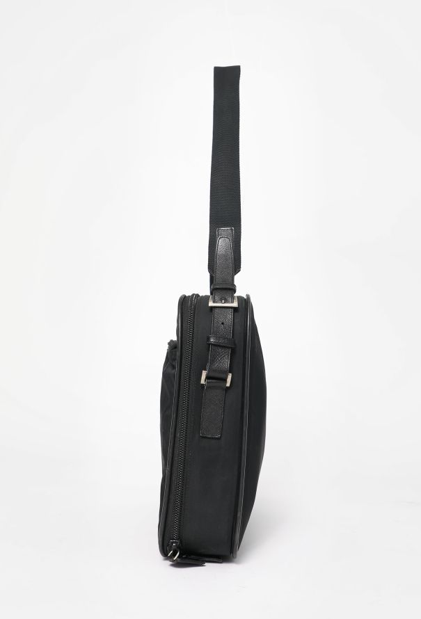 Prada Black Nylon Briefcase - 5