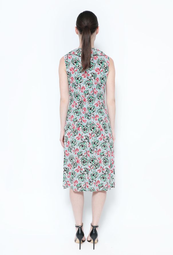 Prada Resort 2011 Graphic Crêpe Dress - 4