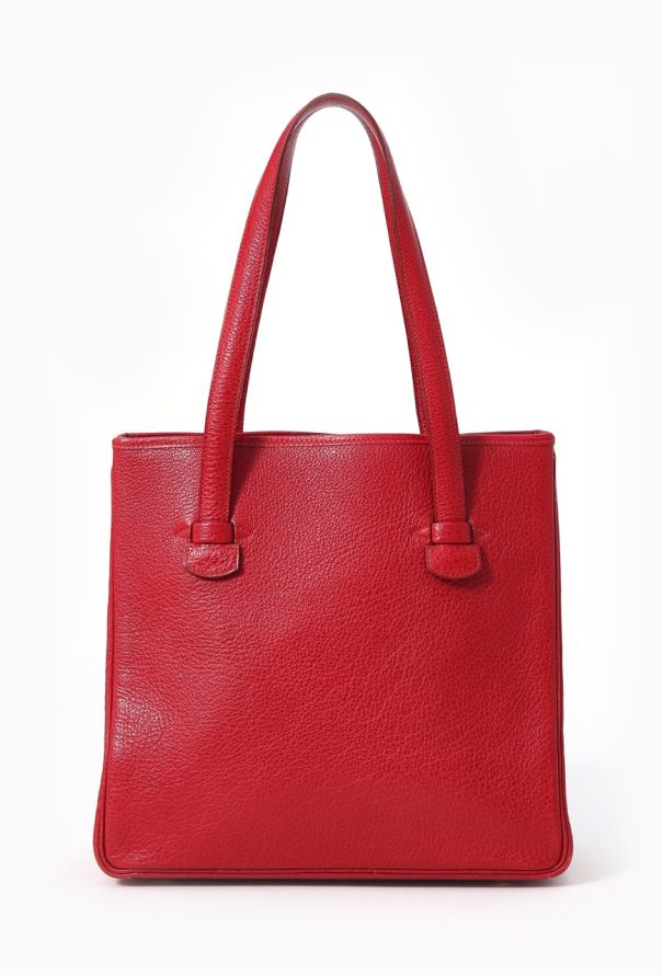 Hermès Red Buffalo Galop Tote Bag - 1