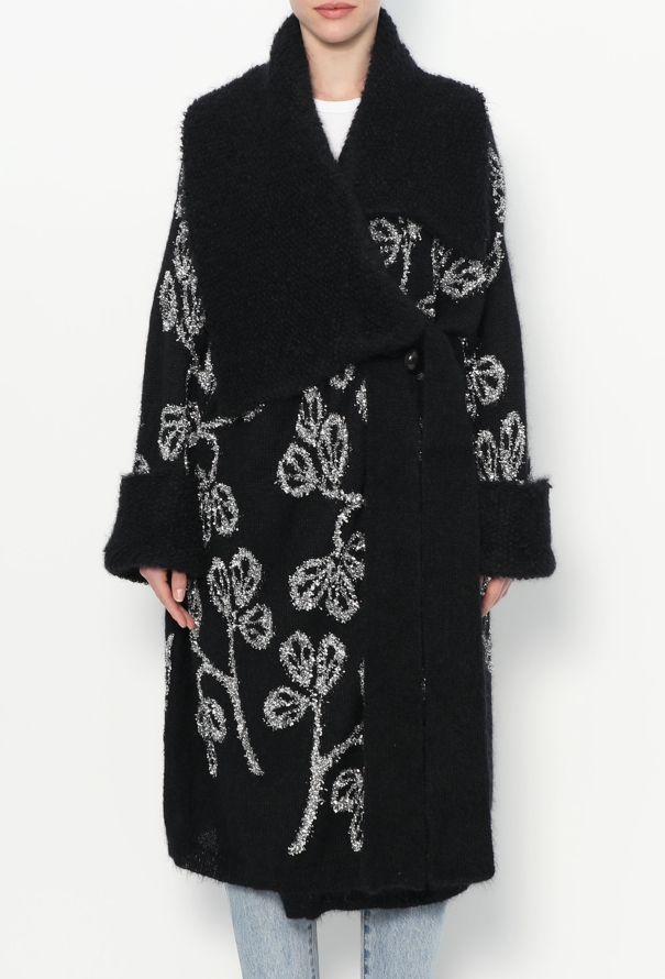 John Galliano 2003 Iridescent Floral Cardigan - 2