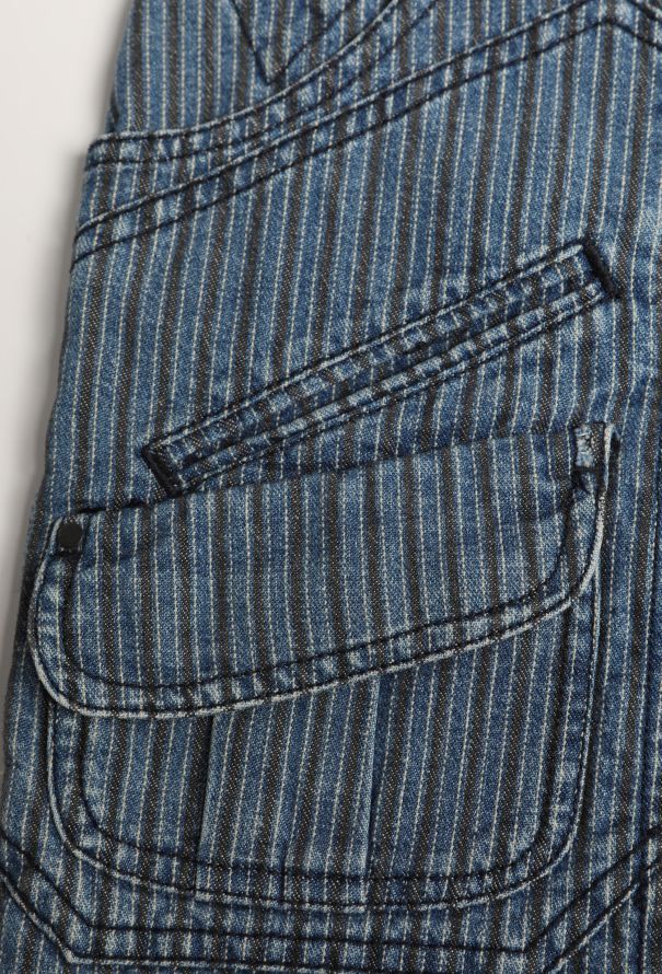 Balenciaga Early 2000s Denim Cargo Skirt - 6