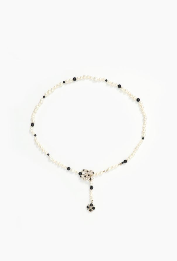 Chanel 2008 Pearl "CC" Belt - 1