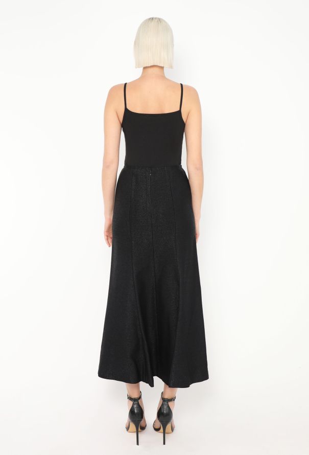 Alaïa Flared Bias-Cut Piqué Skirt - 4