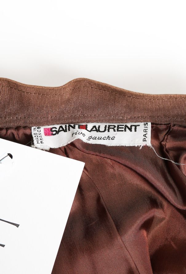 Saint Laurent 70s Floral Embroidered Flared Skirt - 4