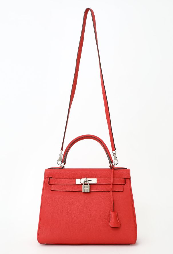 Hermès Rose Jaipur Togo Kelly Retourné 28 - 3