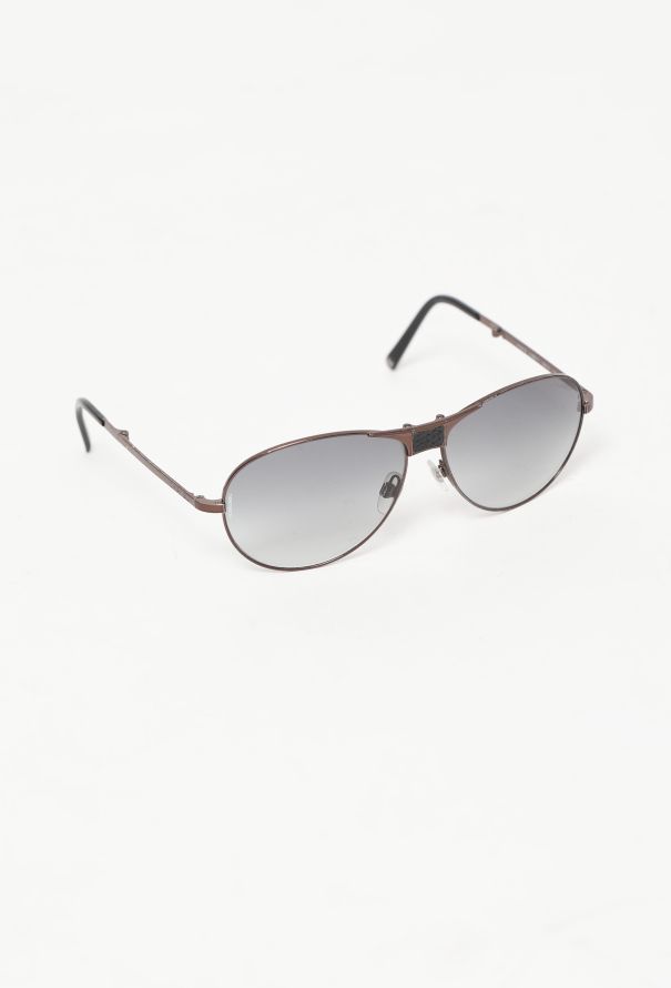 Chanel Vintage Foldable Aviator Sunglasses - 3