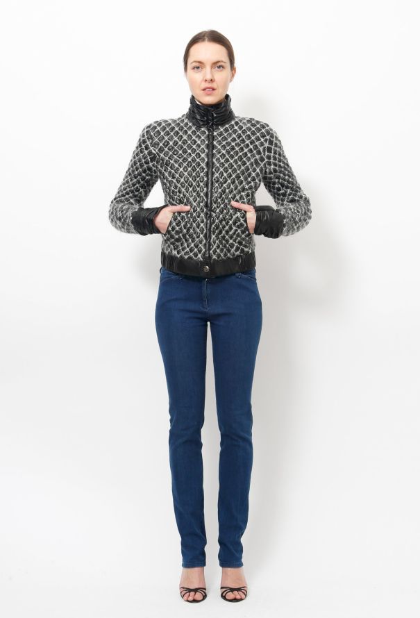 Chanel Leather Quilted Jacket - 2