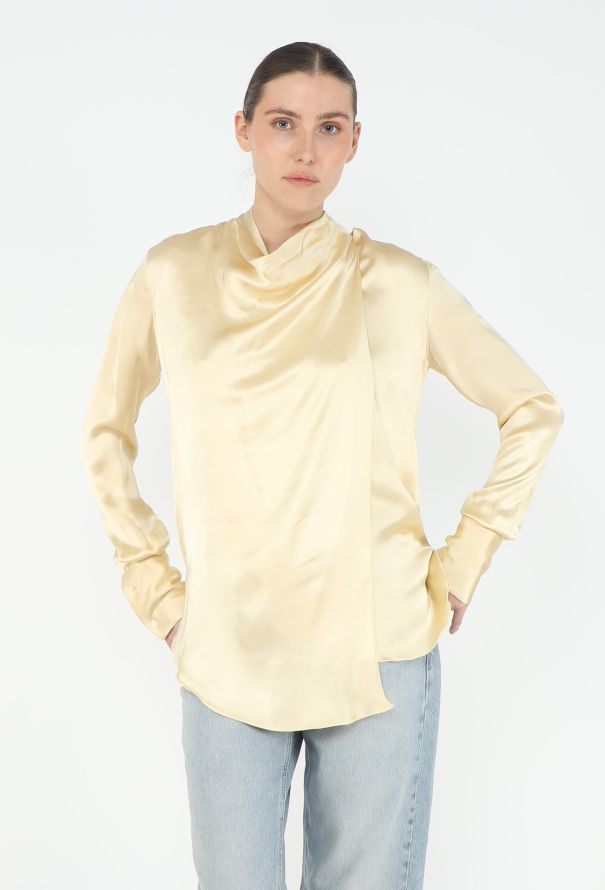 Céline S/S 2013 Charmeuse Lavallière Blouse - 5