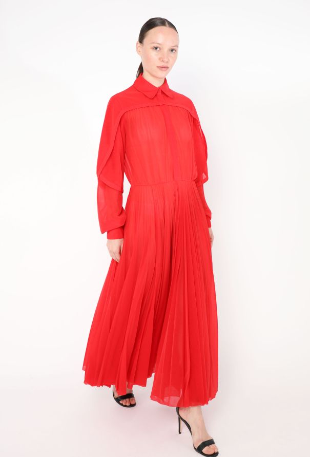 Céline CAMPAIGN S/S 2017 Tulip-Sleeve Dress - 6