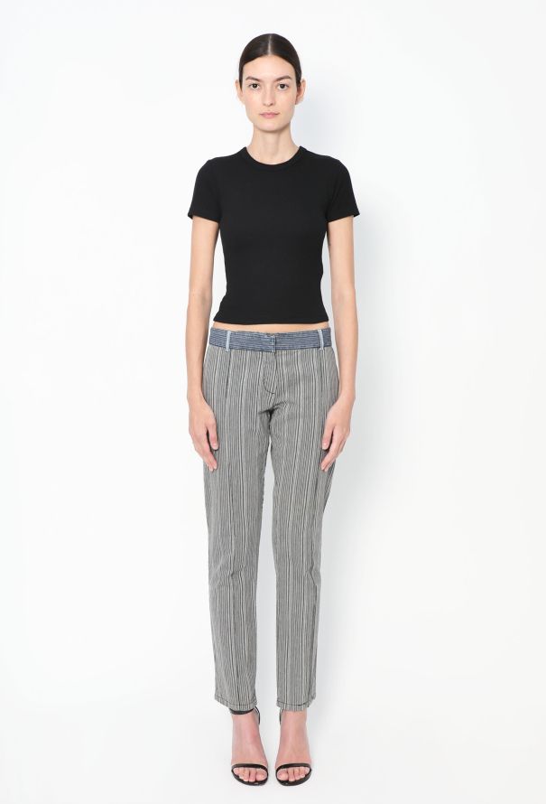 Balenciaga 2001 Tapered Pinstripe Jeans - 1