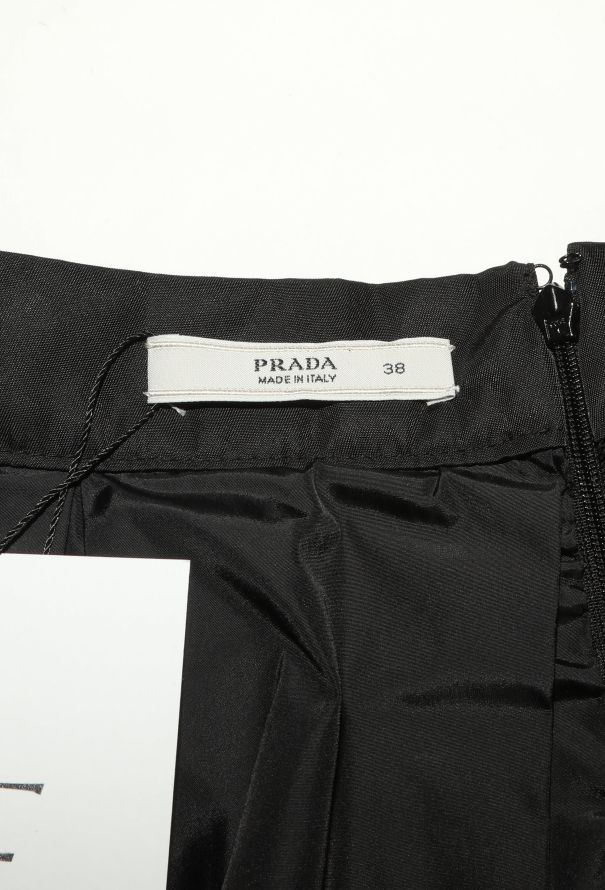 Prada F/W 2000 Pleated Nylon Skirt - 6