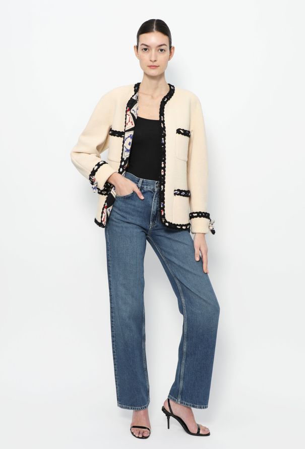 Chanel COLLECTOR S/S 1991 Bouclé Poker Card Ensemble - 6