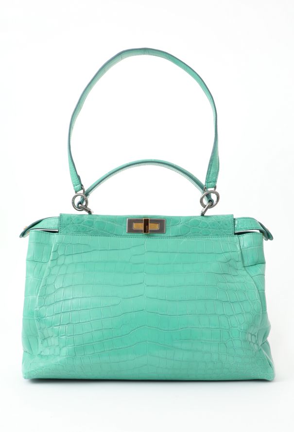Fendi Alligator Large Peekaboo Bag - 2