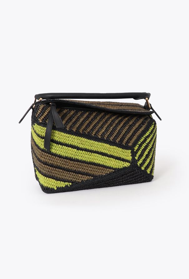 Loewe 2024 x Paula's Ibiza Small Raffia Puzzle Bag - 3