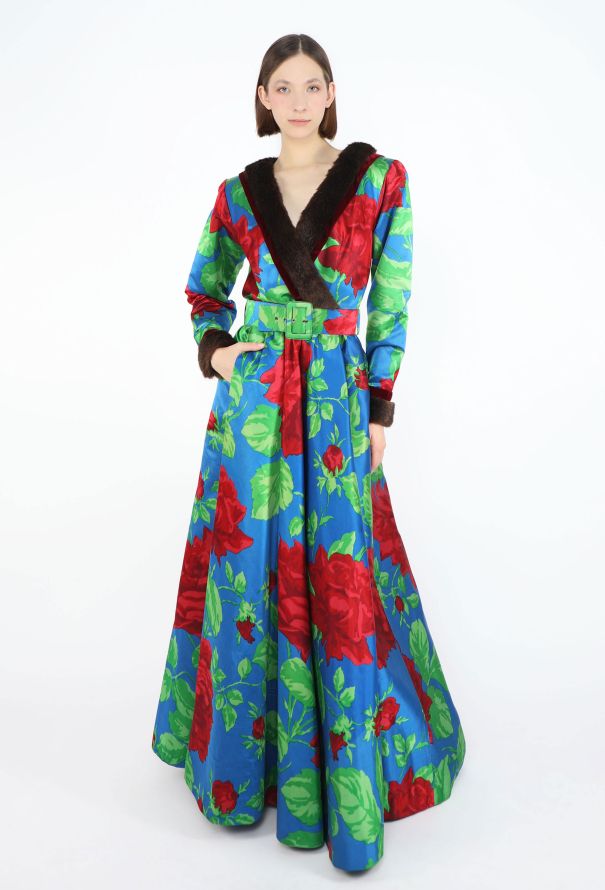 Saint Laurent EXQUISITE Haute Couture Spring 1988 Rose Ballgown - 5