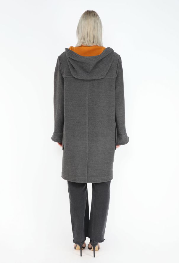 Hermès Vintage Hooded Duffle Coat - 4