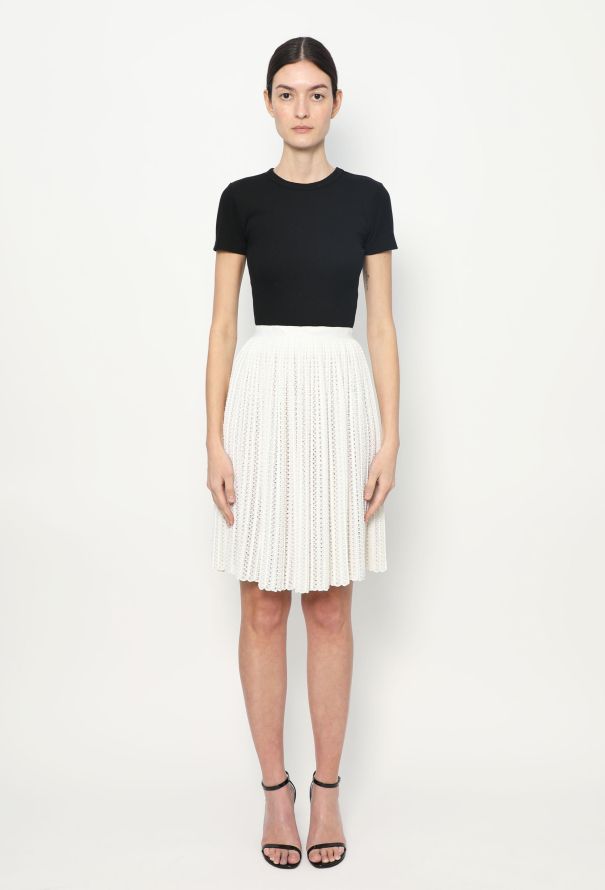 Alaïa Ribbed Flared Skirt - 3