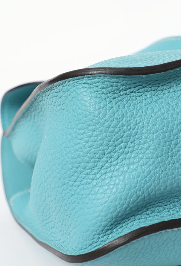 Hermès Bleu Jean Taurillon Clémence Halzan 31 - 13